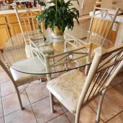 Glass Table & Chairs