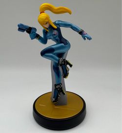 Nintendo Amiibo Super Smash Brothers Zero Suit Samus Figure ZSS