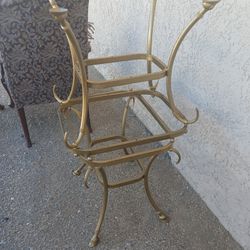 Set Of 2 Glass End Tables
