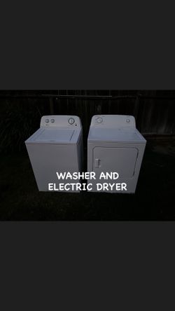 WASHER AND ELECTRIC DRYER 🛑🛑🛑