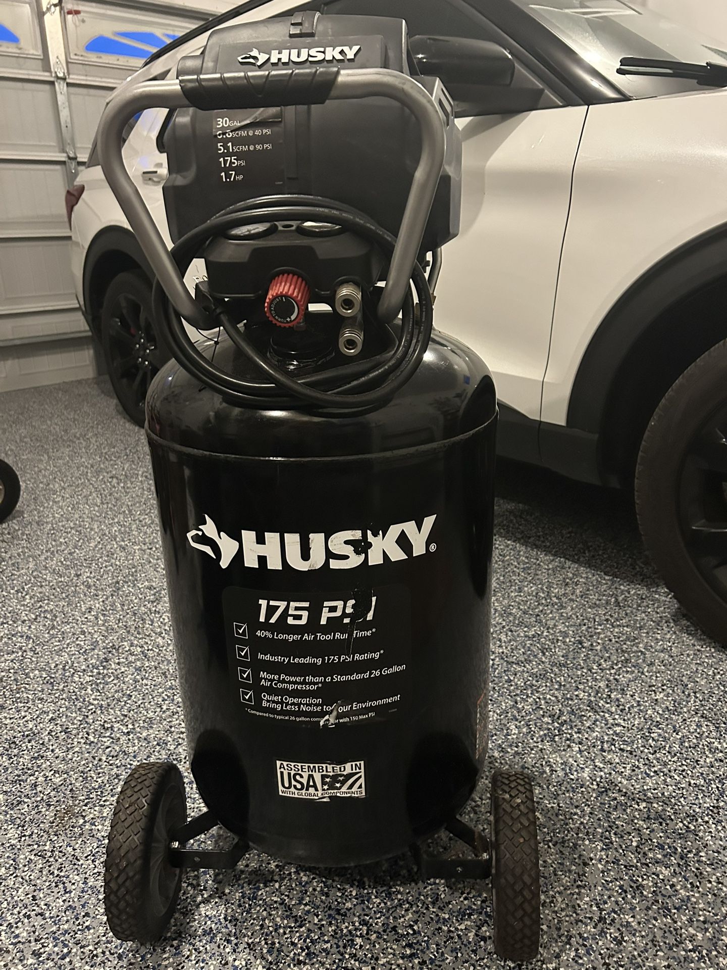 Husky 30 Gal 175 psi Air Compressor