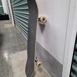 Element punk checkered skateboard