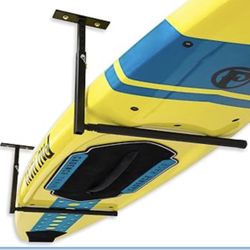 New Standup Paddleboard and Surfboard Ceiling Storage Rack, Adjustable Garage Mount Hanger, Heavy Duty