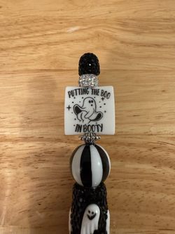 Halloween Beaded “Putting the Boo in Booty” Gift Pen