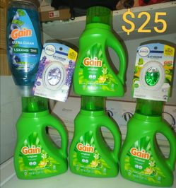 Gain detergent package