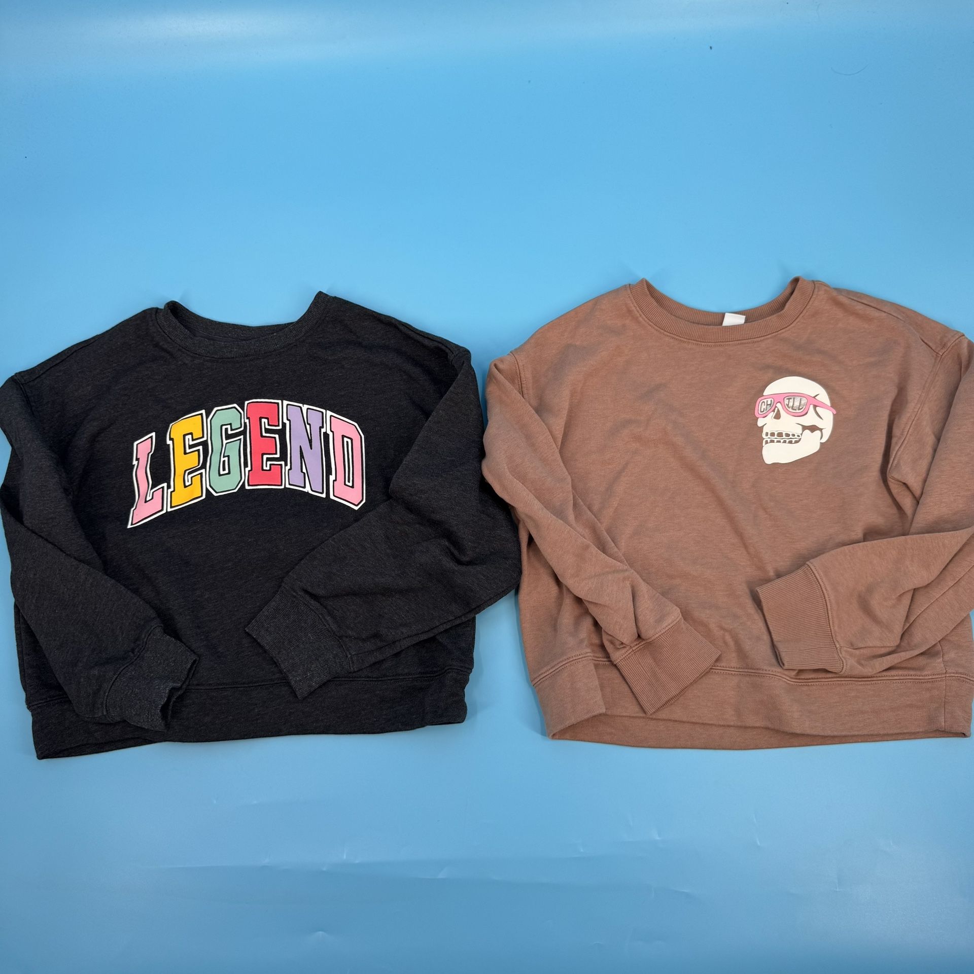 2 Girls Old Navy Crew Neck Sweatshirts Sz. 10-12