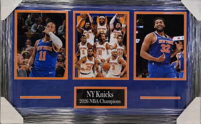 NY Knicks NBA Champions 3-Photo Display Piece