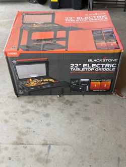Blackstone 22" Electric Tabletop Griddle with Cart