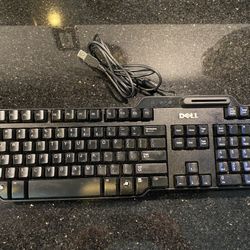 Dell SK-3205 104 Key Wired USB Keyboard with Smart Card Reader KW240 NY559 KW218