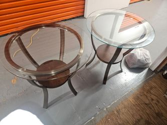 Modern Glass End Tables