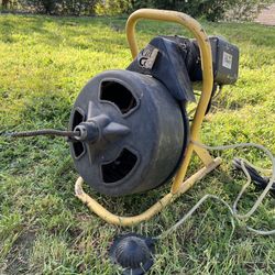 King Cobra Drain Snake Cable Drum Auger Model 400 WORKS needs new cable  