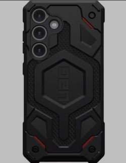 UAG Samsung Galaxy S24 Case 6.2" Monarch Pro Kevlar Black, Magnetic Charging Rugged Military Drop-Proof Impact Resistant Non-Slip Protective Cover