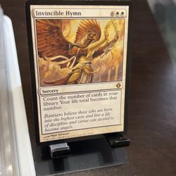 Mtg Invincible Hymn Rare Mint Shards Of Alara 