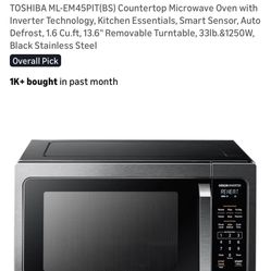 Microwave Toshiba ML-EM45PIT(BS)