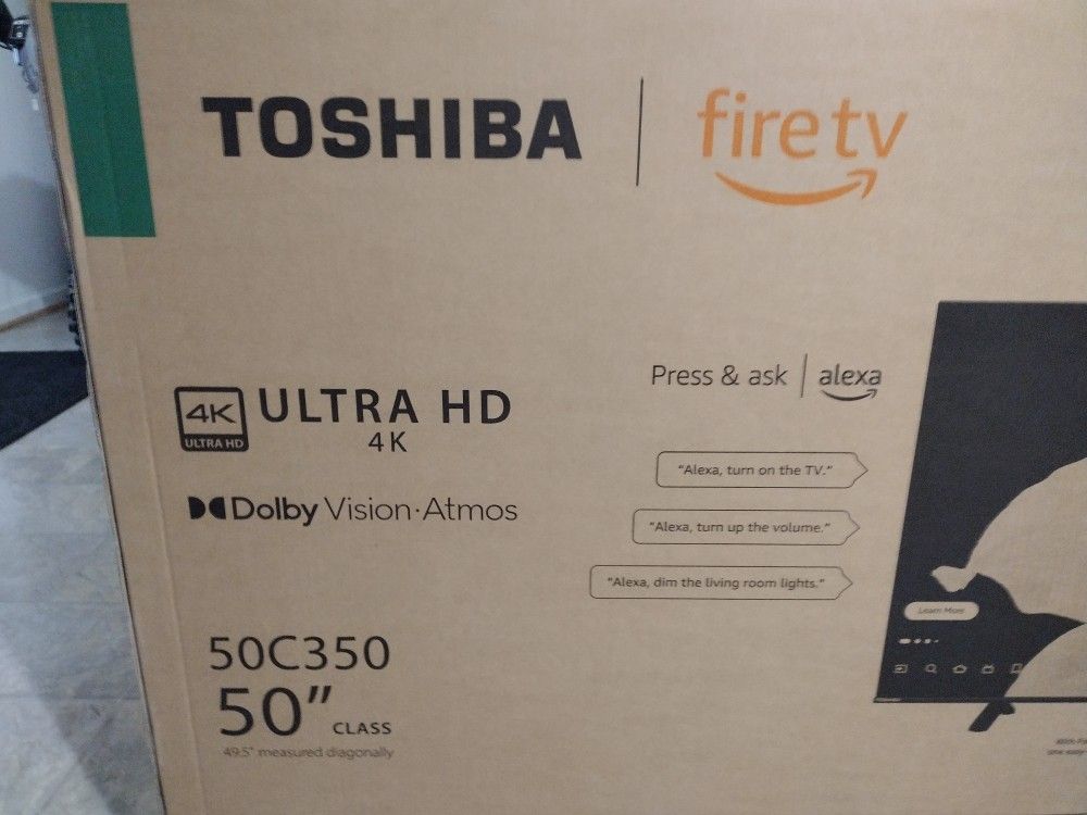 New Toshiba 50 Inch 4k Fire Tv