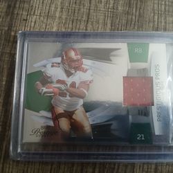 2009 Panini Playoff Prestige football Frank Gore Patch San Francisco 49ers