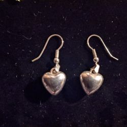 Sterling Silver Heart Earrings