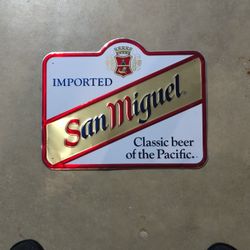 San Miguel Beer Sign
