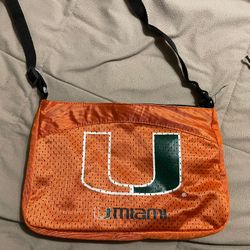 NEW NCAA Miami Hurricanes Jersey Mini Purse
