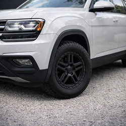 Alpha Grenade Wheels + Toyo A/T Tires 245/70R17 – 17x7.5 5x112 ET35 – Like New