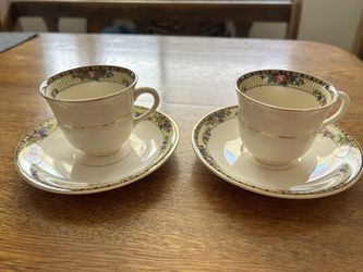 TWO MINI TEA SET CANONSBURG POTTETY ANTIQUE