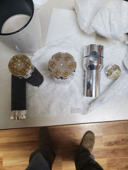 Harley Custom 44 Magnum Risers and Grips