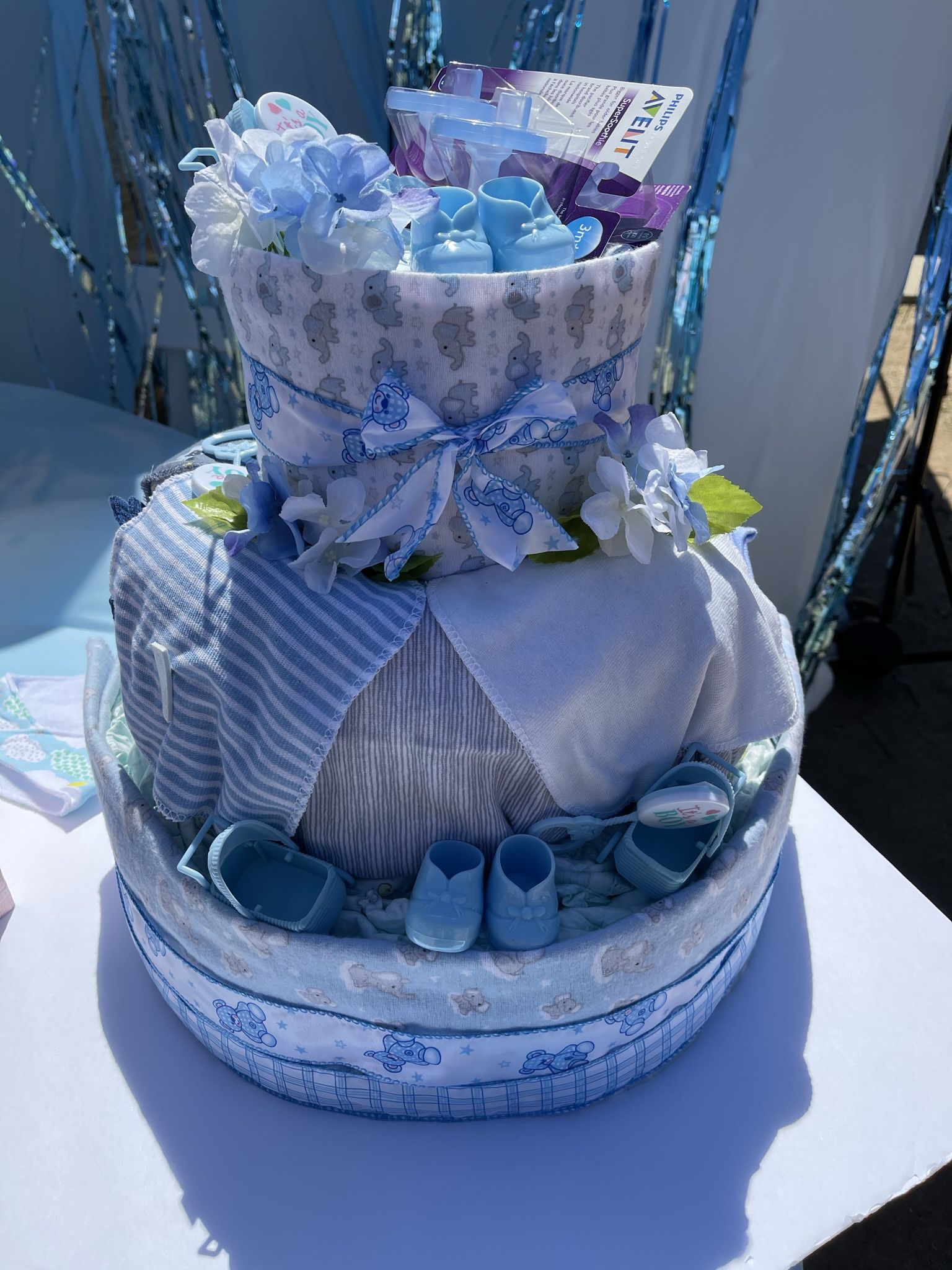 Baby Boy Diaper Cake