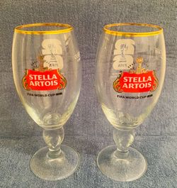 Stella Artois FIFA World  cup glassware.
