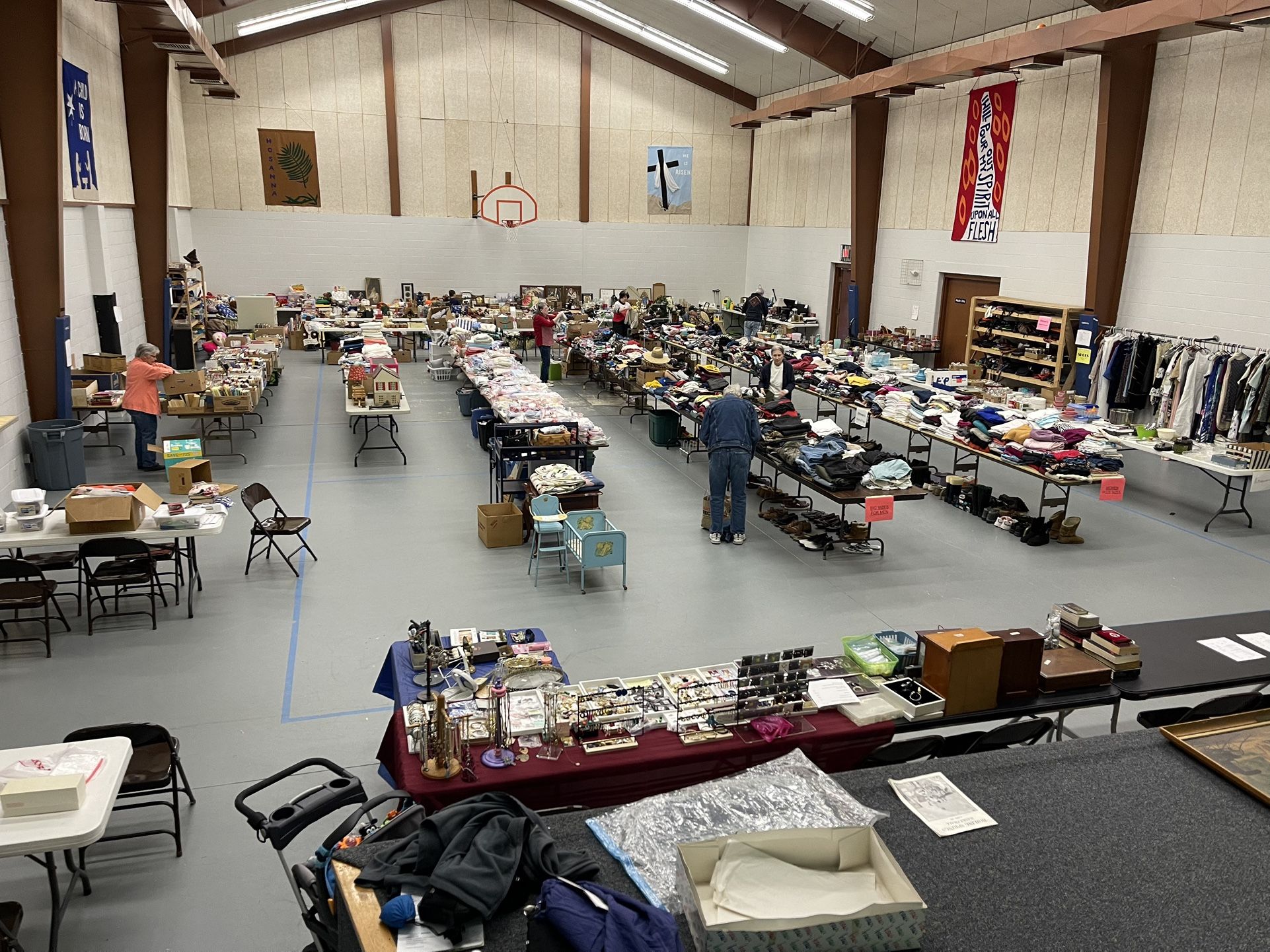 Housewares, toys, clothes