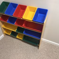 Kids Toy Storage Organizer Rack