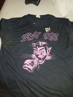 Vintage stray cats t shirt