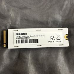 GameStop NVMe SSD Card 2TB with Heatsink for PlayStation 5 ( Used Very New )