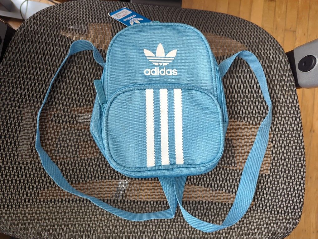 New Adidas Light Blue Backpack