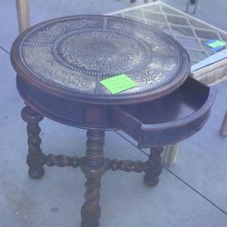 Theodore Alexander Single Drawer Lisbon Side Table