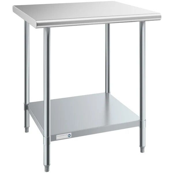 Steelton 30"x30"x34" Work Table - Stainless Steel