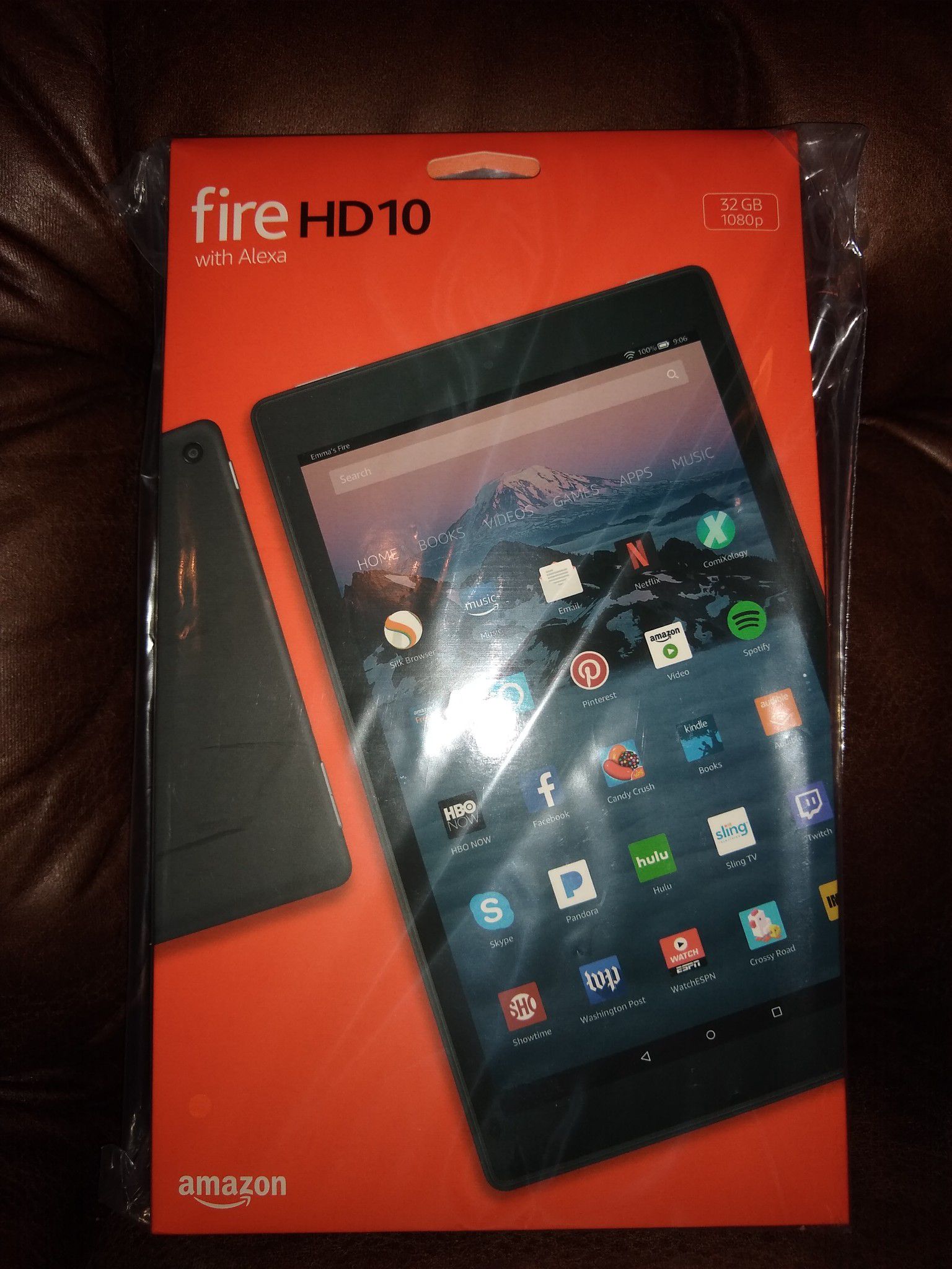 New Amazon Fire HD 10 Tablet 10.1", 32GB, 7th Gen