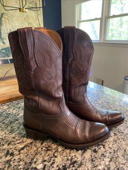 Thursday Boot Company Maverick Men’s Leather Cowboy Boot Anejo Size 6
