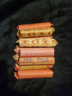 Original Wheat Penny Rolls – Assorted Rolled Wheat Cents