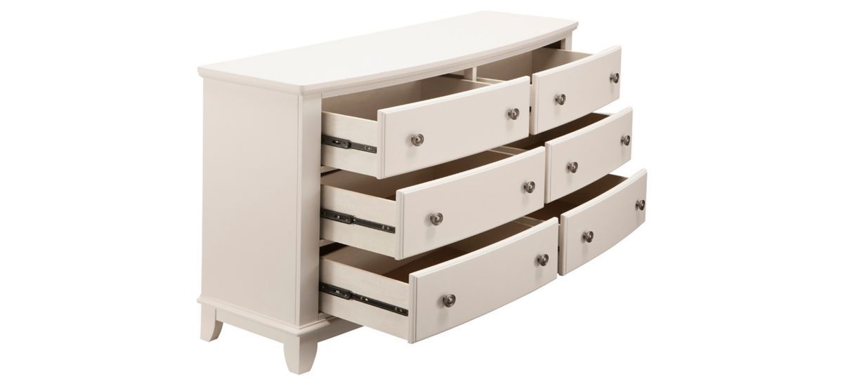 Raymour & Flanigan Kylie Bedroom Dresser With Attached Mirror