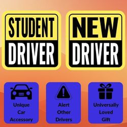 New Driver Magnetic Car Sign