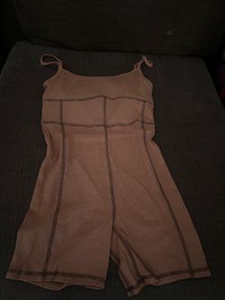 Brown jumpsuit