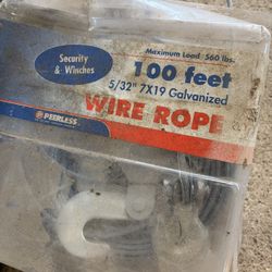 100 Feet Galvanized Wire Rope