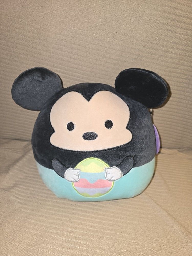 Squishmallows Easter Original Disney 10" Mickey Mouse Holding Egg