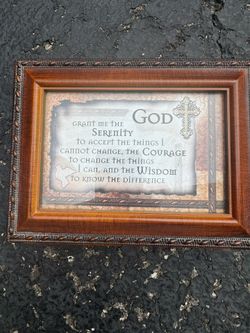 Serenity Prayer Music Box 