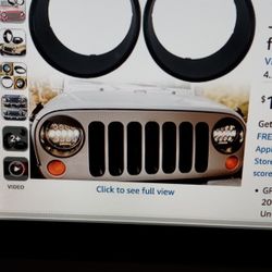 Jeep Headlight Angry Bird Cover