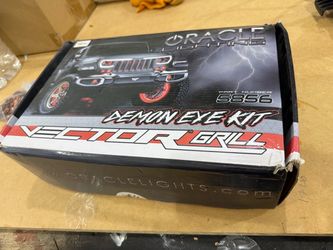 Jeep demon eyes kit white color