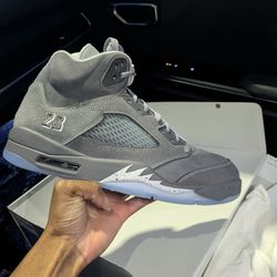 Air Jordan 5 Retro Wolf Grey Size 10.5M