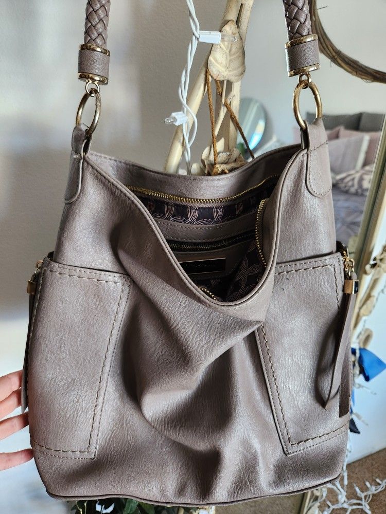 Miztique vegan leather handbag clearance