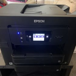 Epson WorkForce Pro WF-4730 Wireless Color All In One Printer + Extra Ink, New Maintenance Box