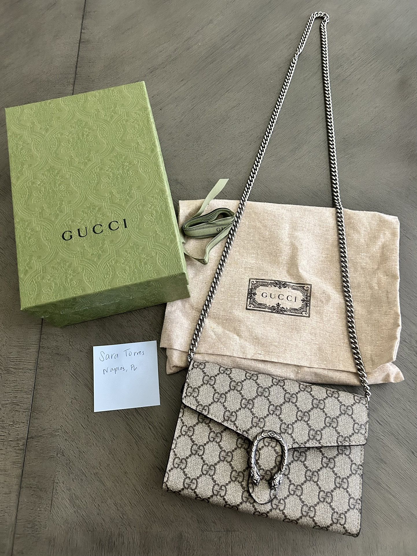 Giftable Gucci Dionysus Wallet On Chain 